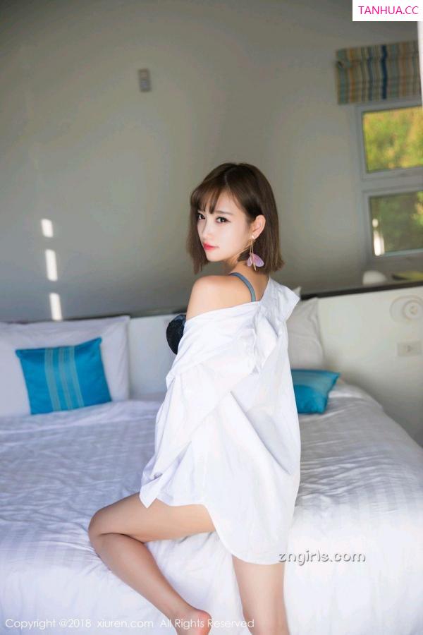 杨晨晨 sugar小甜心CC 甜美女神杨晨晨 白衬衫与蕾丝内衣第4张图片